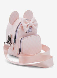 Cartera cruzada convertible Minnie Mouse rosada