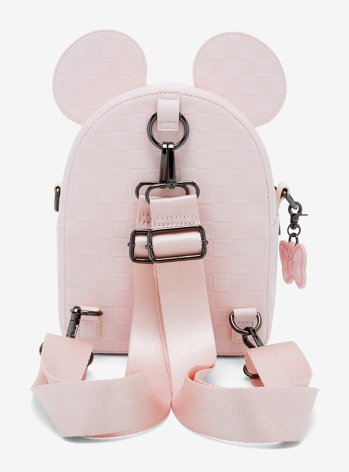 Cartera cruzada convertible Minnie Mouse rosada