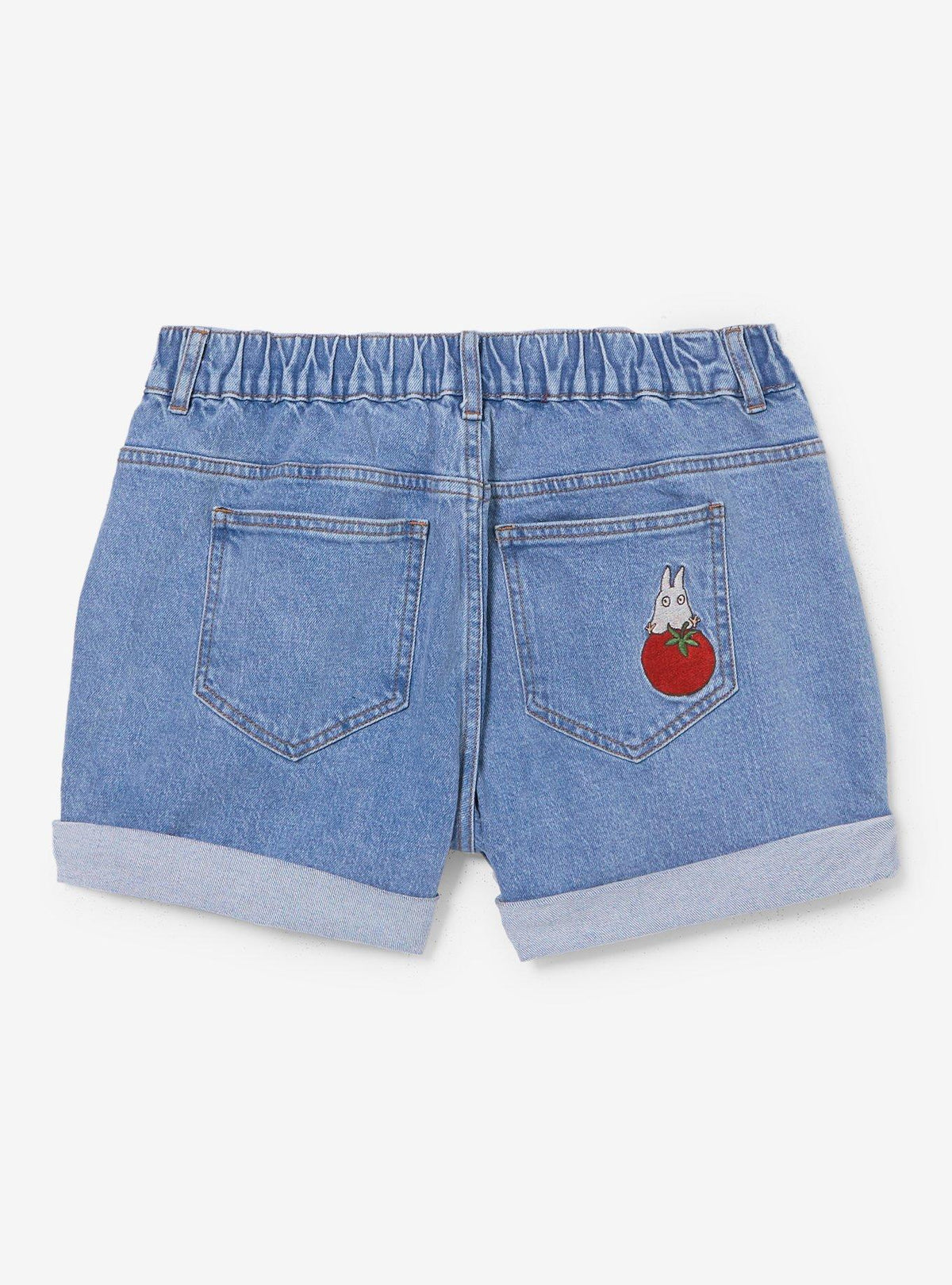 Short bordado tiro alto Mi vecino Totoro para mujer