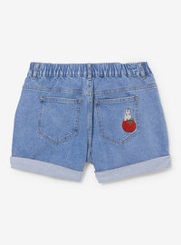 Short bordado tiro alto Mi vecino Totoro para mujer
