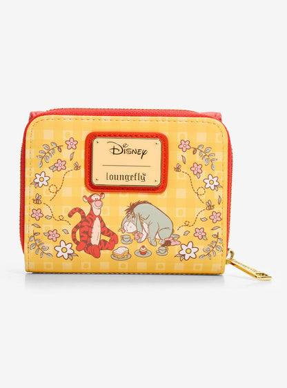 Billetera Disney Winnie the Pooh Floral a Cuadros