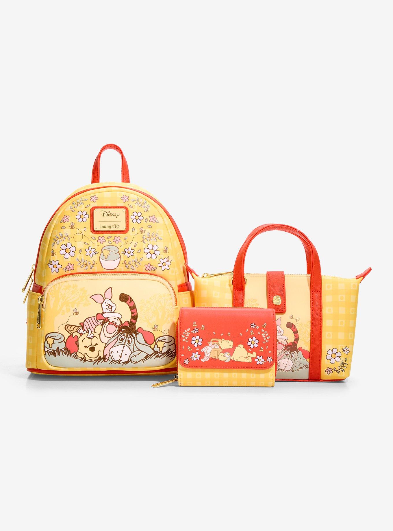 Billetera Disney Winnie the Pooh Floral a Cuadros