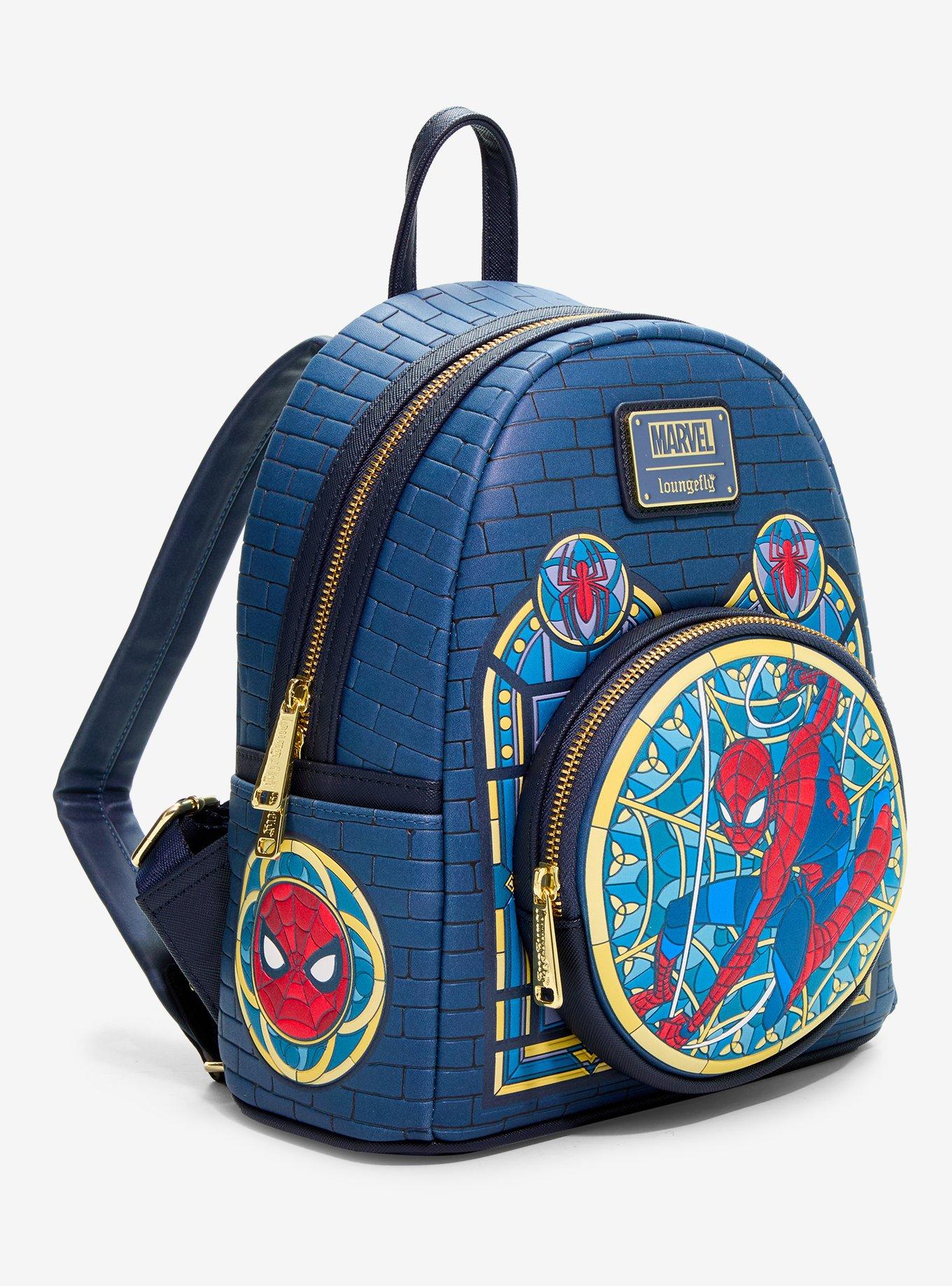 Mochila mini Marvel Spider-Man con diseño vitral