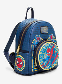 Mochila mini Marvel Spider-Man con diseño vitral
