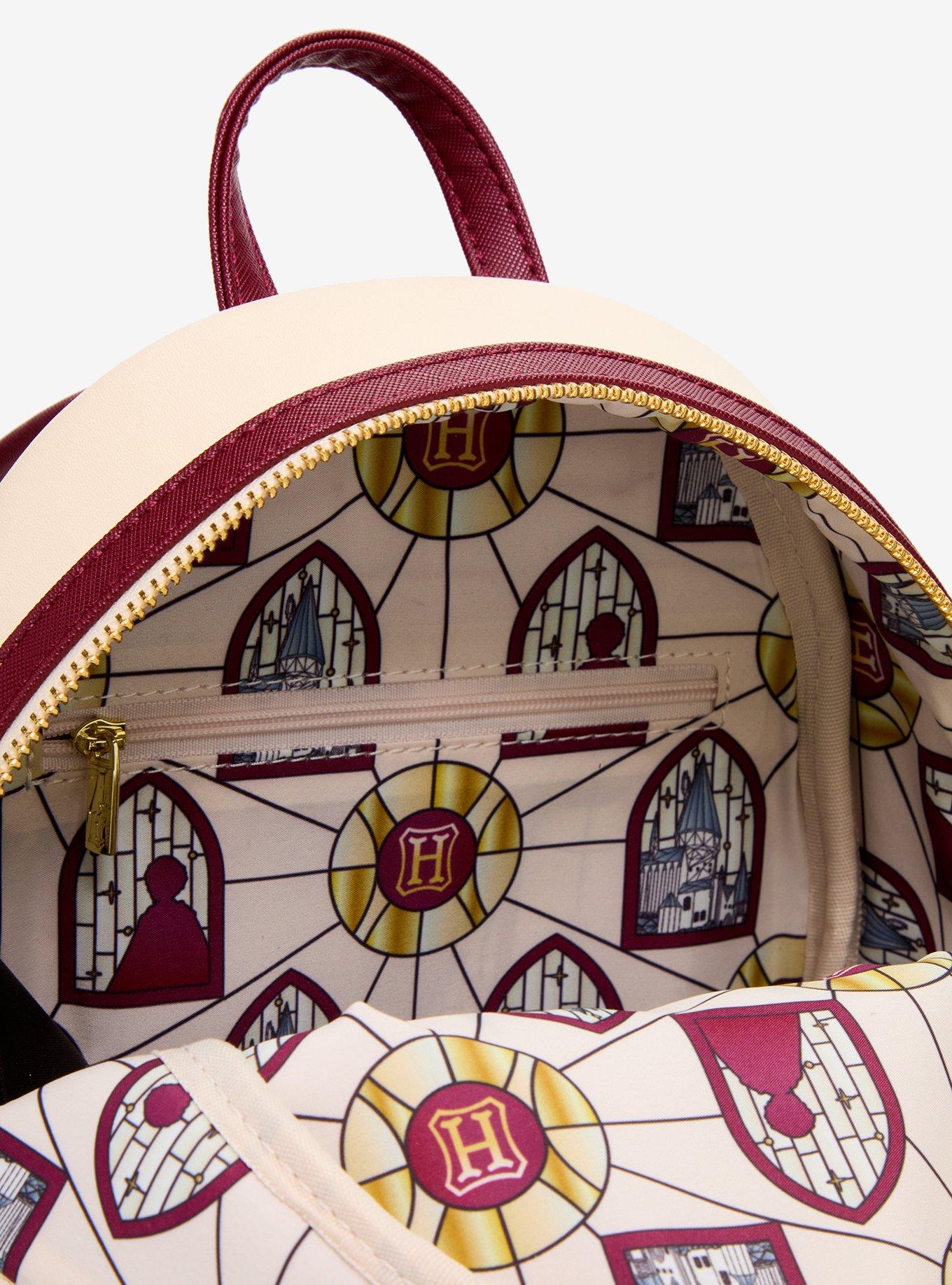 Mochila mini Harry Potter con Hedwig y vitral