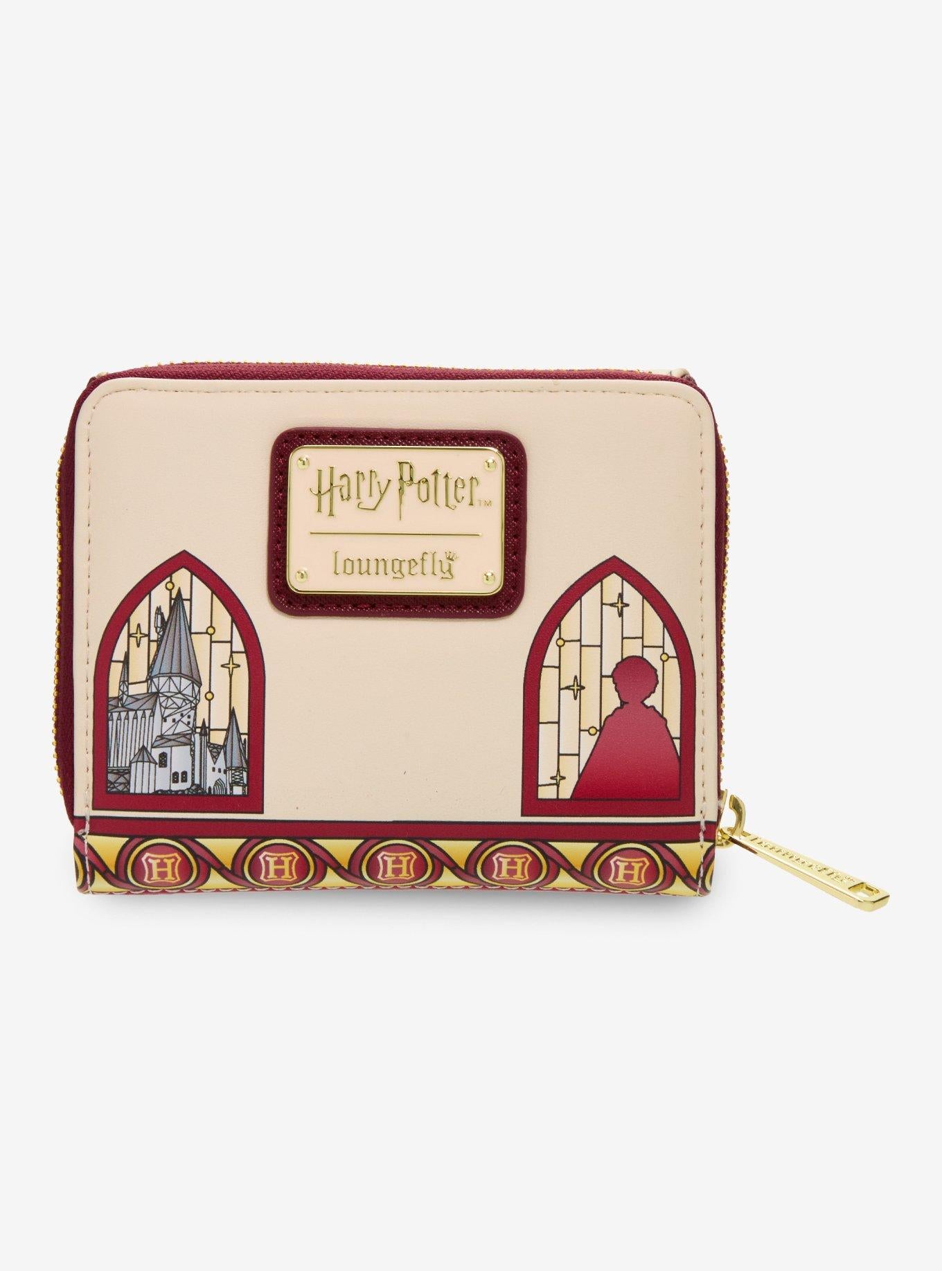 Billetera Harry Potter Hedwig con diseño de vitral