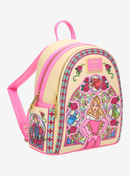 Mochila mini Aurora Sleeping Beauty con vitrales