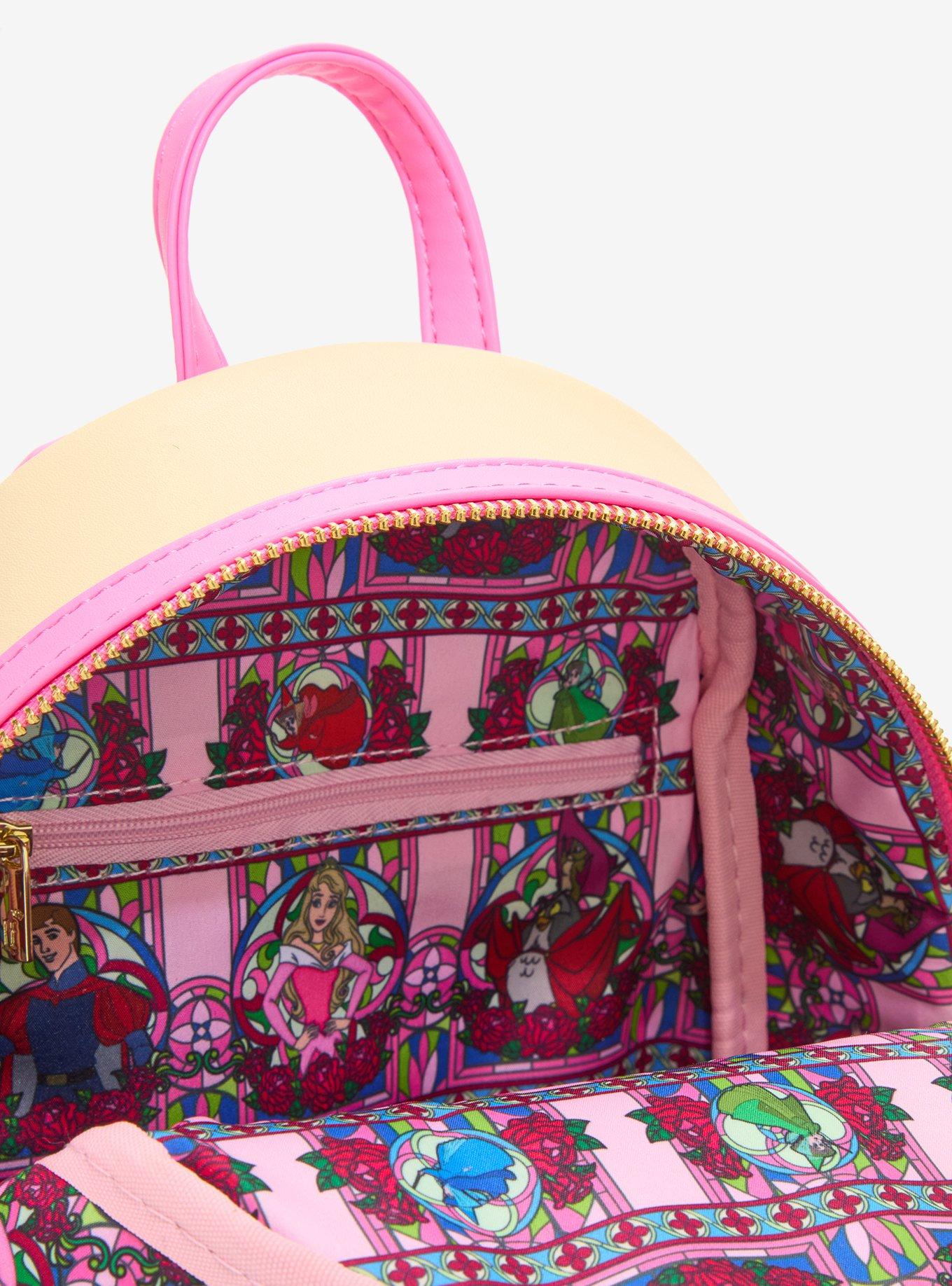 Mochila mini Aurora Sleeping Beauty con vitrales