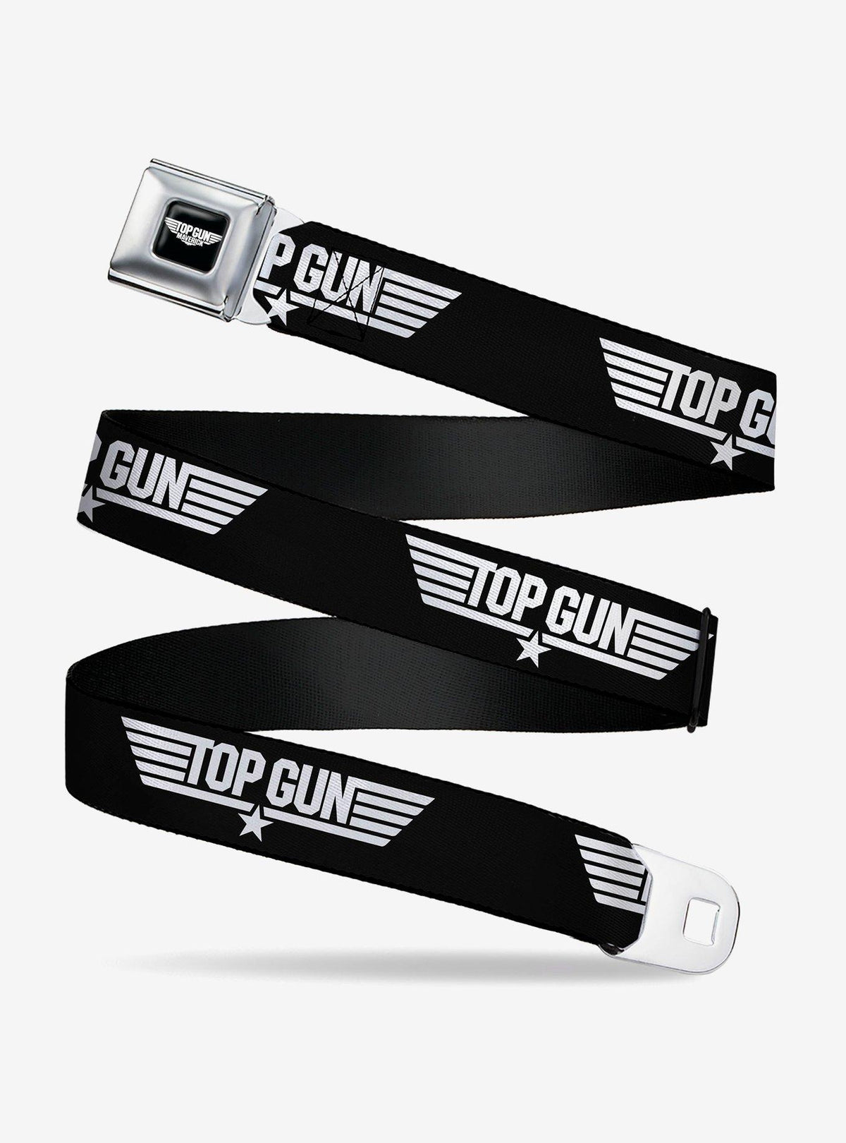 Cinturón Top Gun con hebilla tipo cinturón de seguridad