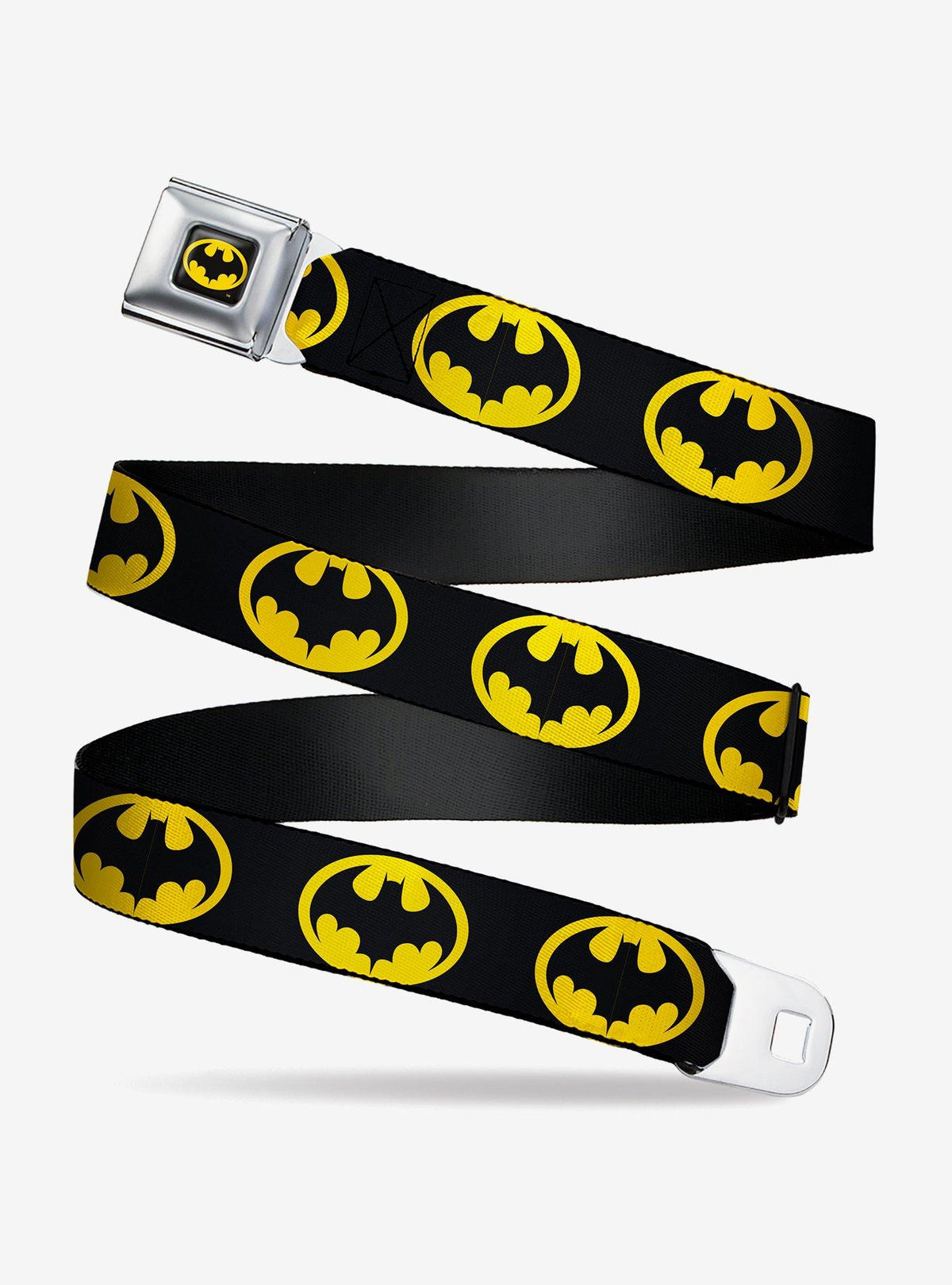 Cinturón hebilla estilo cinturón de seguridad Batman 1989