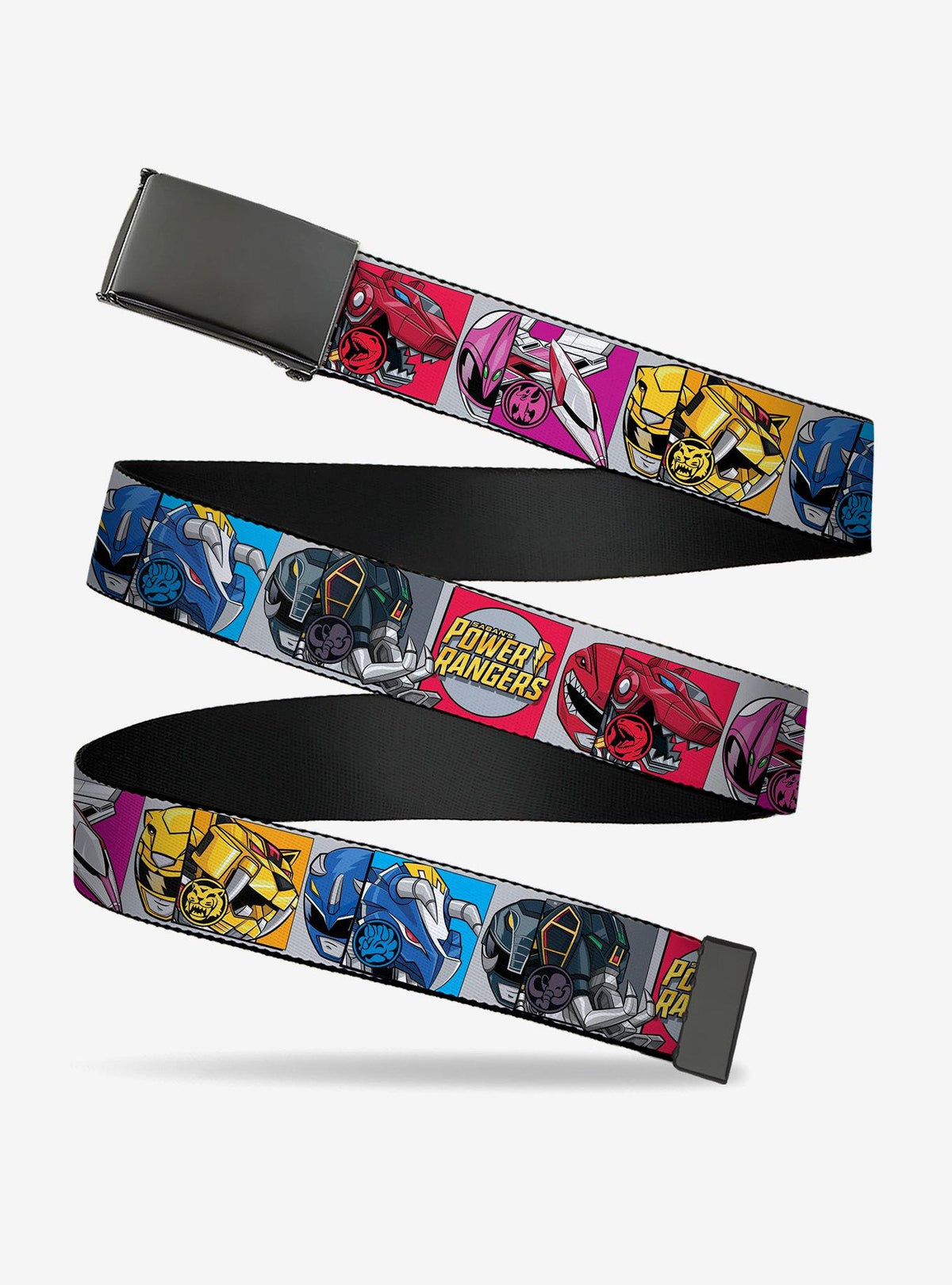 Cinturón Mighty Morphin Power Rangers: Zords y logo