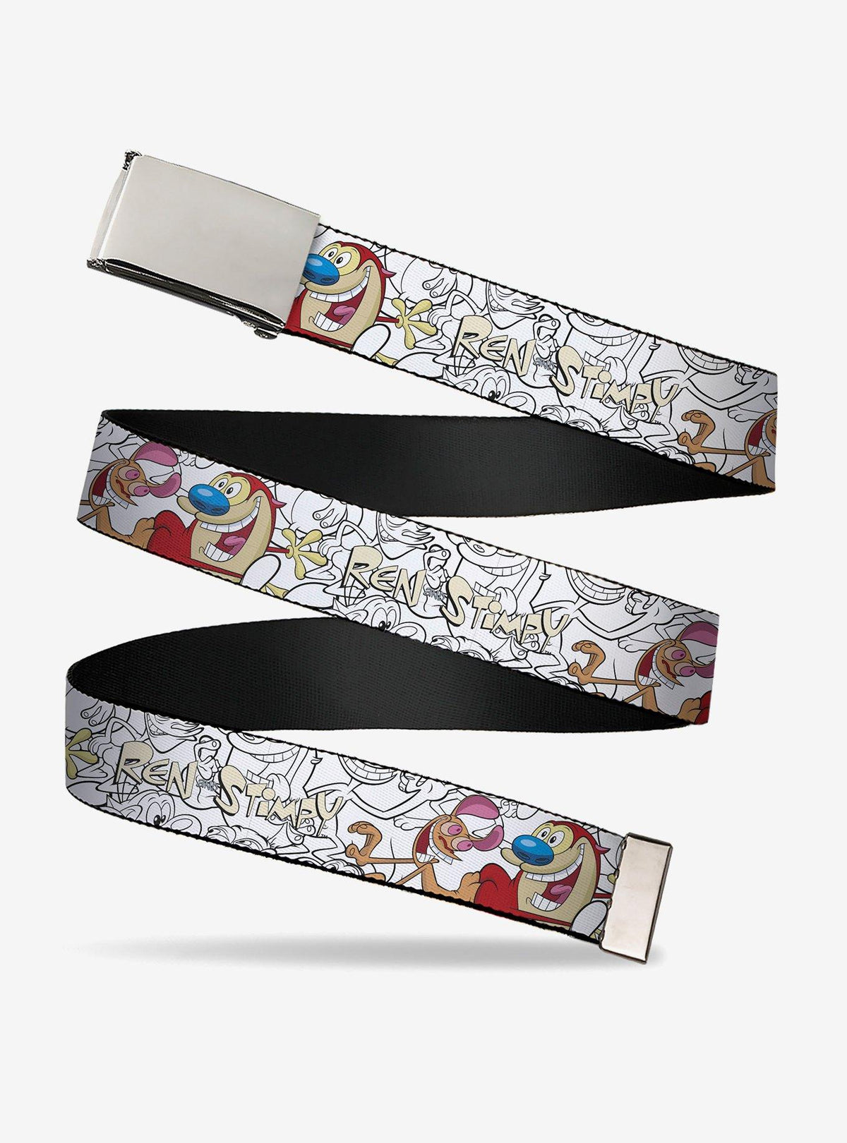 Cinturón The Ren & Stimpy Show con hebilla de broche
