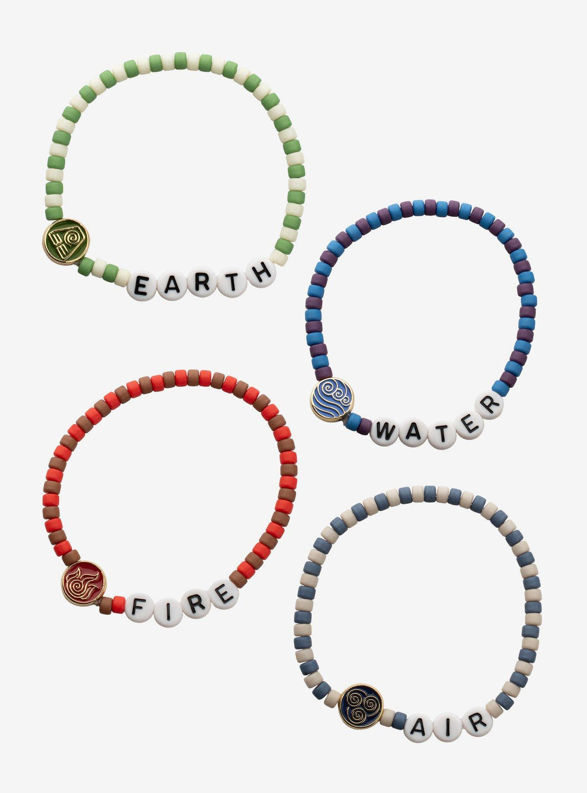 Set de pulseras de cuentas de Avatar: La leyenda de Aang