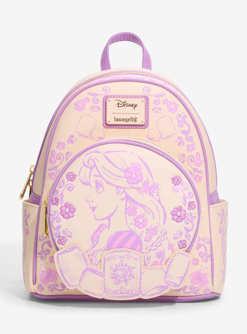 Mochila mini Disney Tangled Rapunzel con linternas