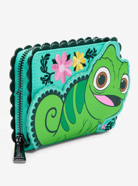 Billetera Disney Enredados con Pascal y flores