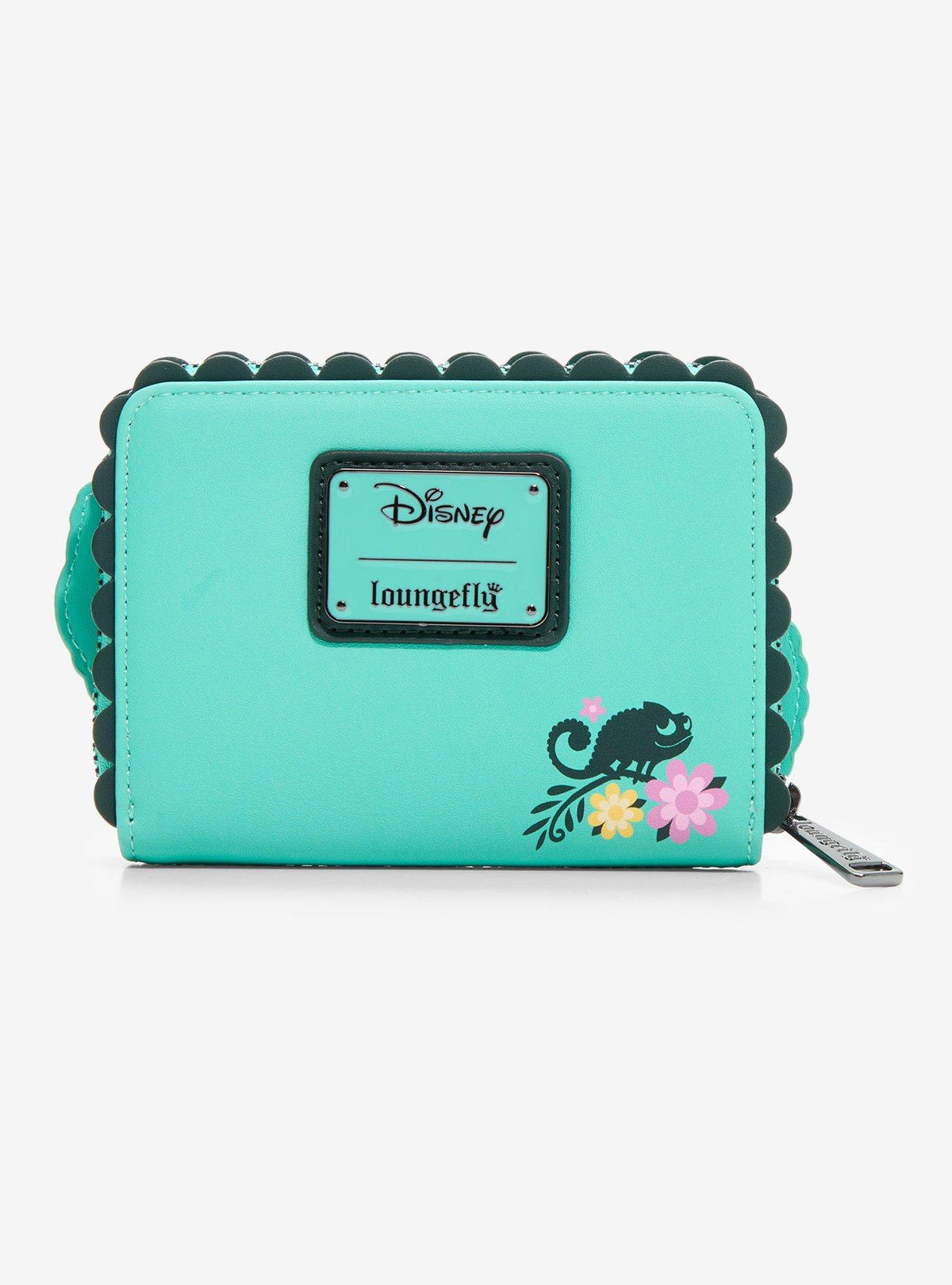 Billetera Disney Enredados con Pascal y flores