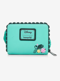 Billetera Disney Enredados con Pascal y flores