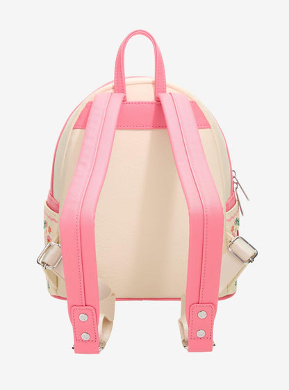 Mochila mini bordada floral de Minnie Mouse