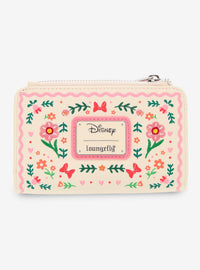 Billetera bordada floral de Minnie Mouse