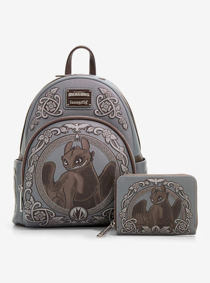 Mochila mini Toothless de How to Train Your Dragon