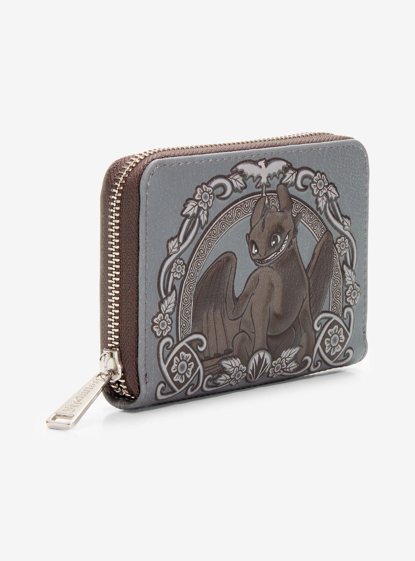 Billetera Loungefly Toothless de How To Train Your Dragon
