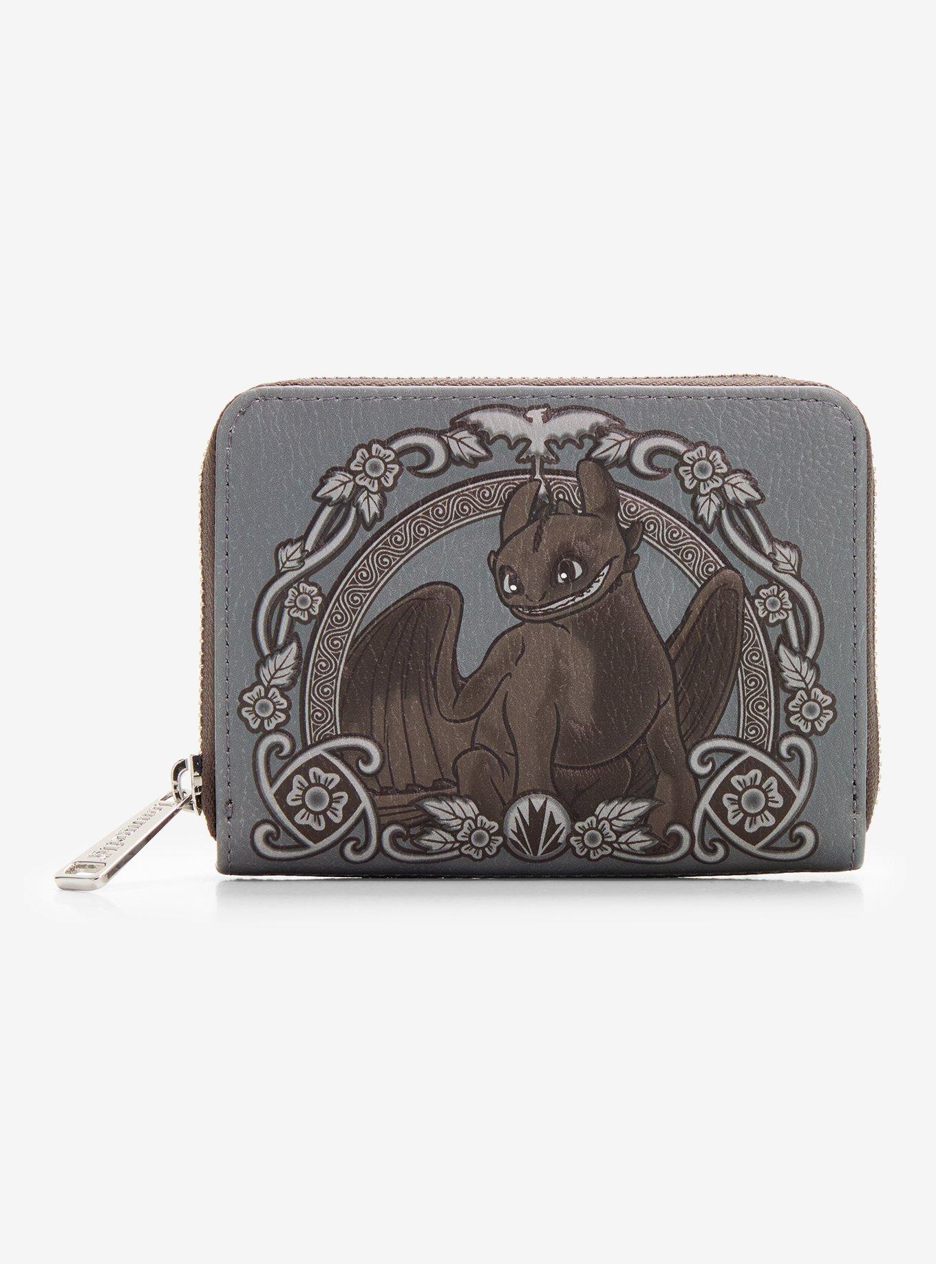 Billetera Loungefly Toothless de How To Train Your Dragon
