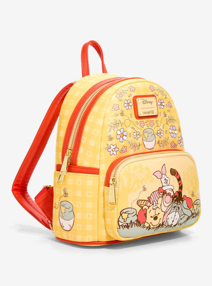 Mochila mini Disney Winnie the Pooh Floral Gingham