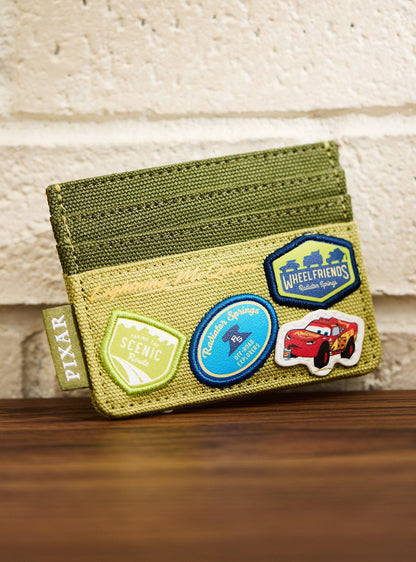 Porta tarjetas Disney Pixar Cars con parches