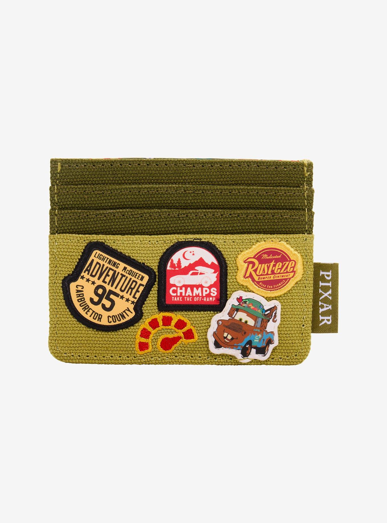 Porta tarjetas Disney Pixar Cars con parches