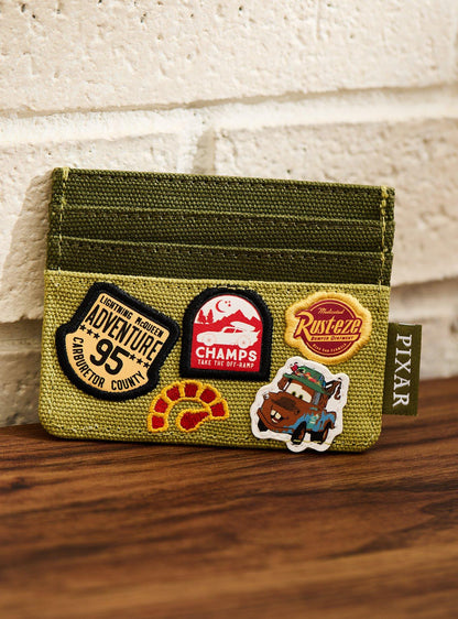 Porta tarjetas Disney Pixar Cars con parches