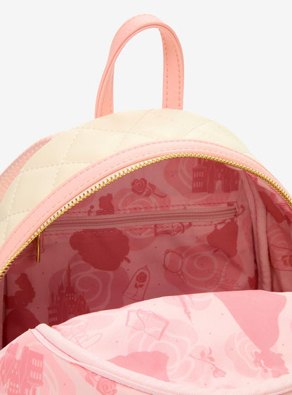 Mochila mini acolchada Belle de Beauty and The Beast