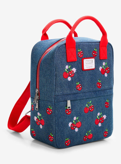 Mochila mini Marvel Spider-Man de denim con cerezas