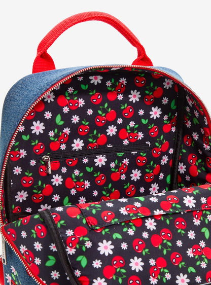 Mochila mini Marvel Spider-Man de denim con cerezas