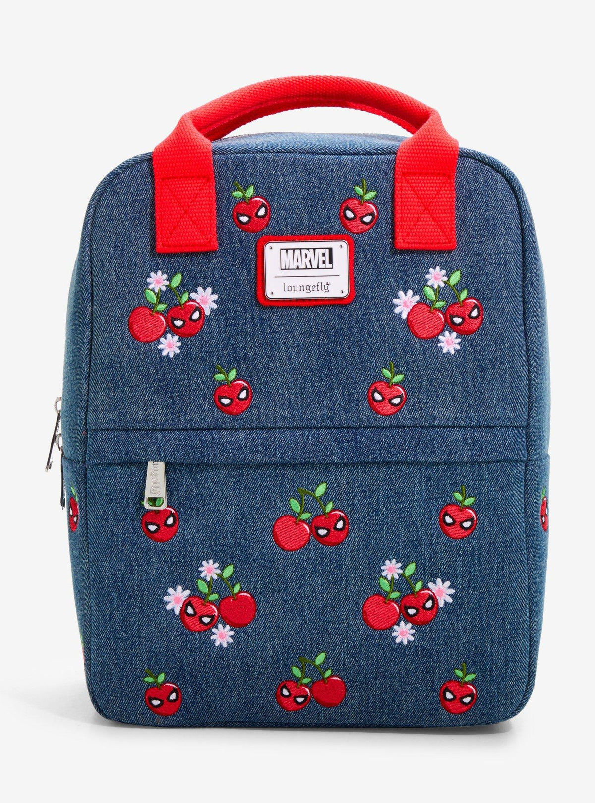 Mochila mini Marvel Spider-Man de denim con cerezas