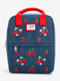 Mochila mini Marvel Spider-Man de denim con cerezas