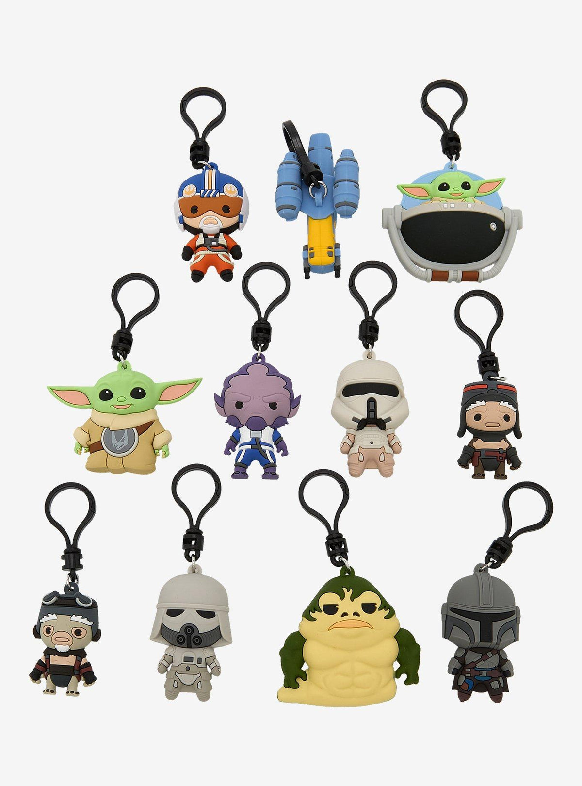 Clip sorpresa para bolso de The Mandalorian y Grogu