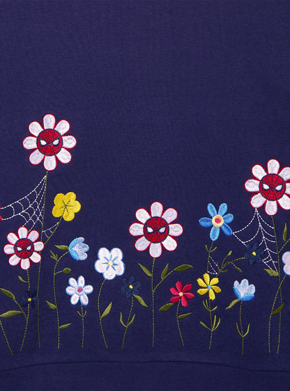 Polerón Spider-Man Jardín Floral de Marvel