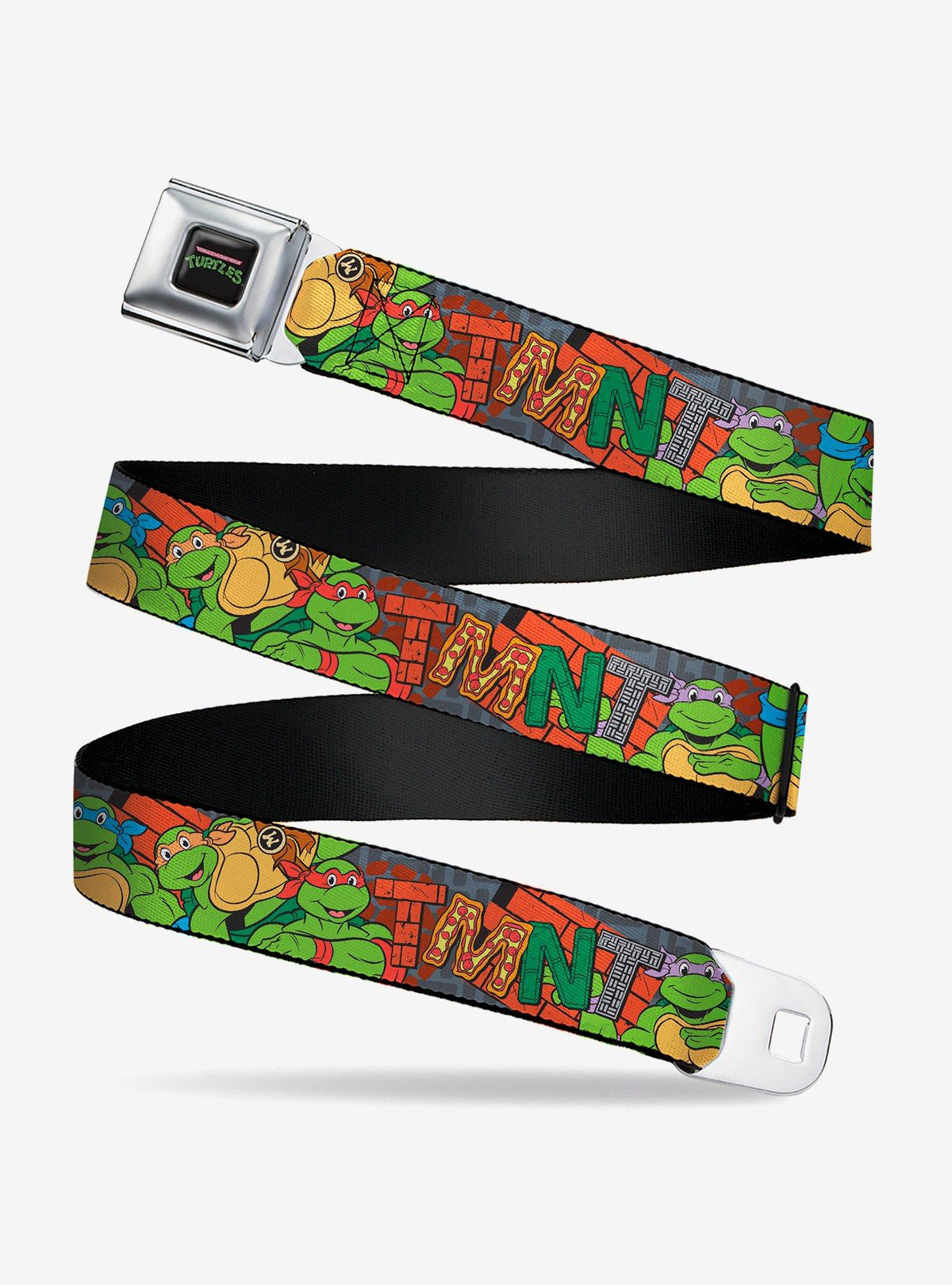 Cinturón Teenage Mutant Ninja Turtles con hebilla automotriz