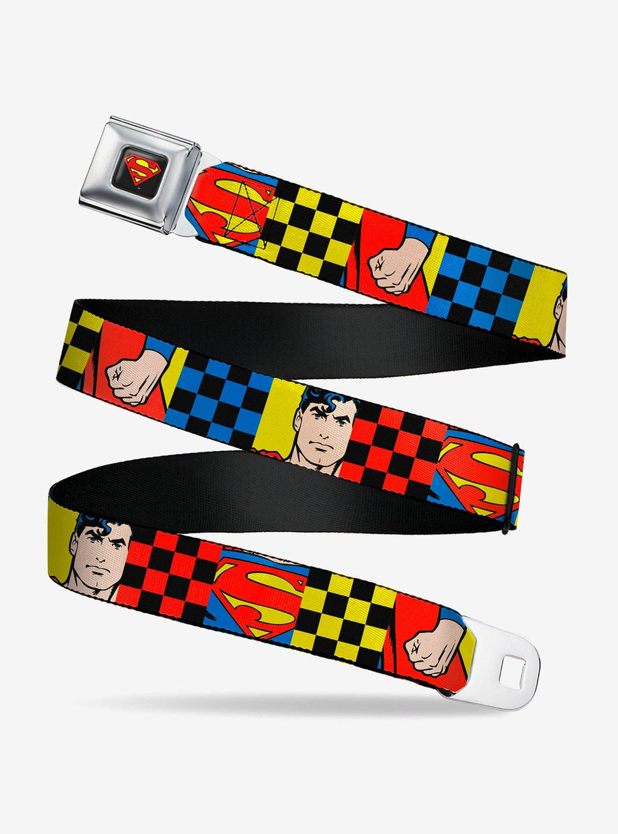 Cinturón DC Comics Superman con diseño de cuadros · Space Store