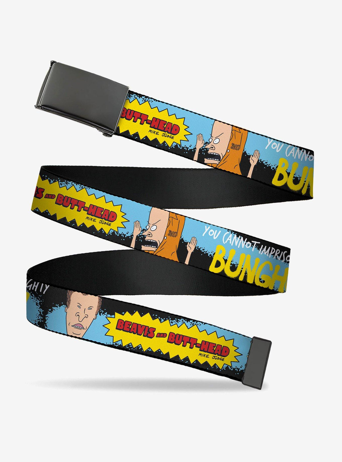 Cinturón negro con logo de Beavis and Butt-Head