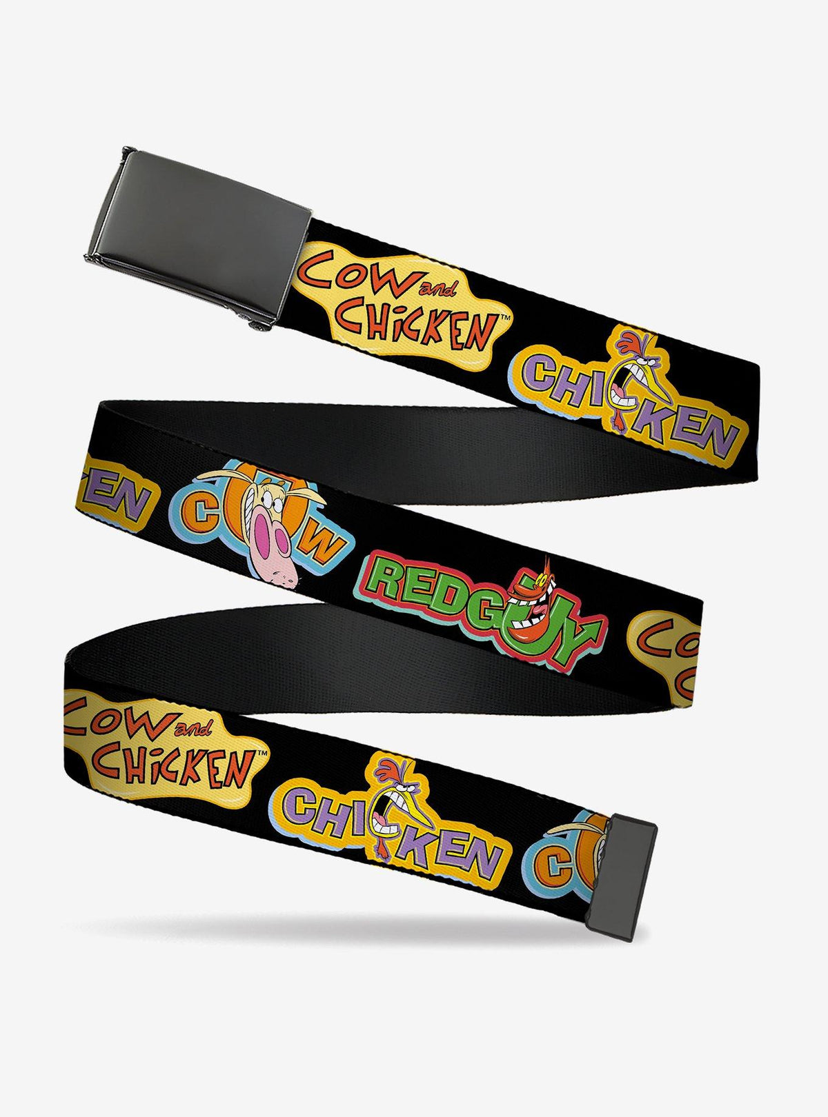 Cinturón Cow and Chicken con logo y Guy