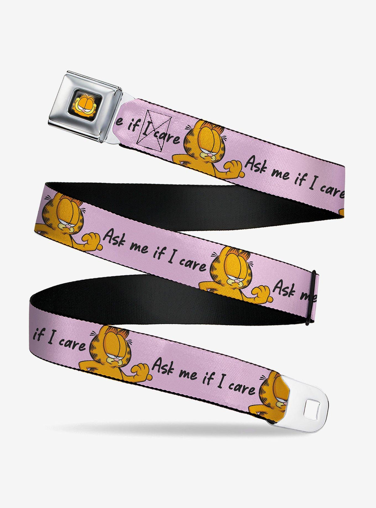 Cinturón rosado de Garfield «Pregúntame si me importa»