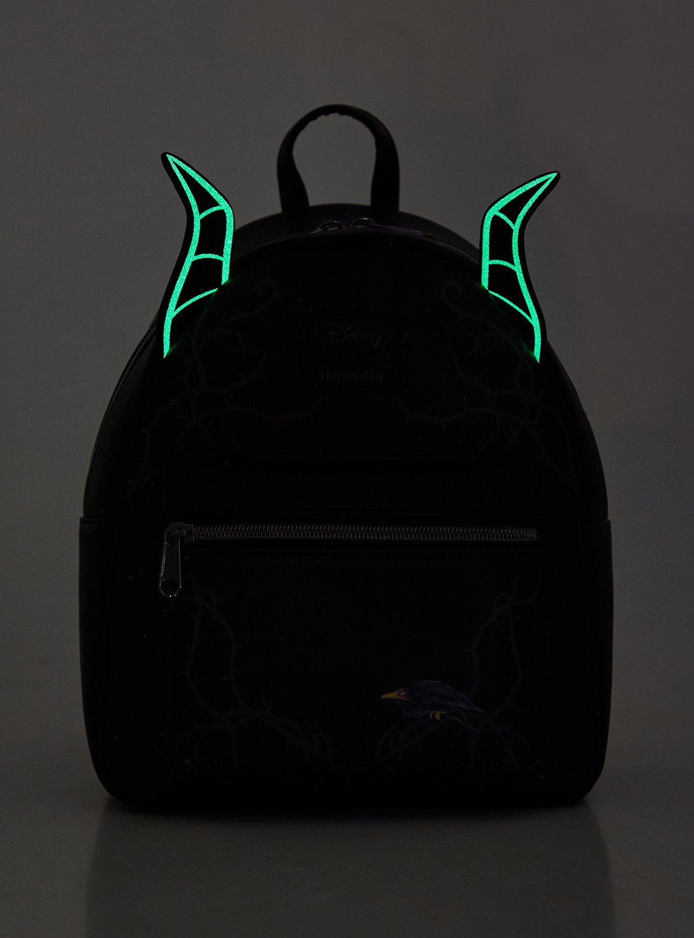 Mochila mini Sleeping Beauty Maleficent con cuernos luminosos