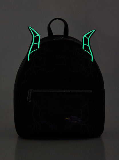 Mochila mini Sleeping Beauty Maleficent con cuernos luminosos
