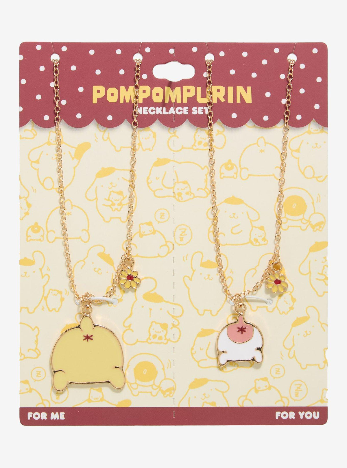 Set de collares Pompompurin y Muffin