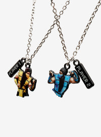 Set de collares Mortal Kombat: Scorpion y Sub-Zero
