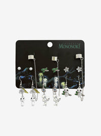 Set de aros cuff de flores de La princesa Mononoke