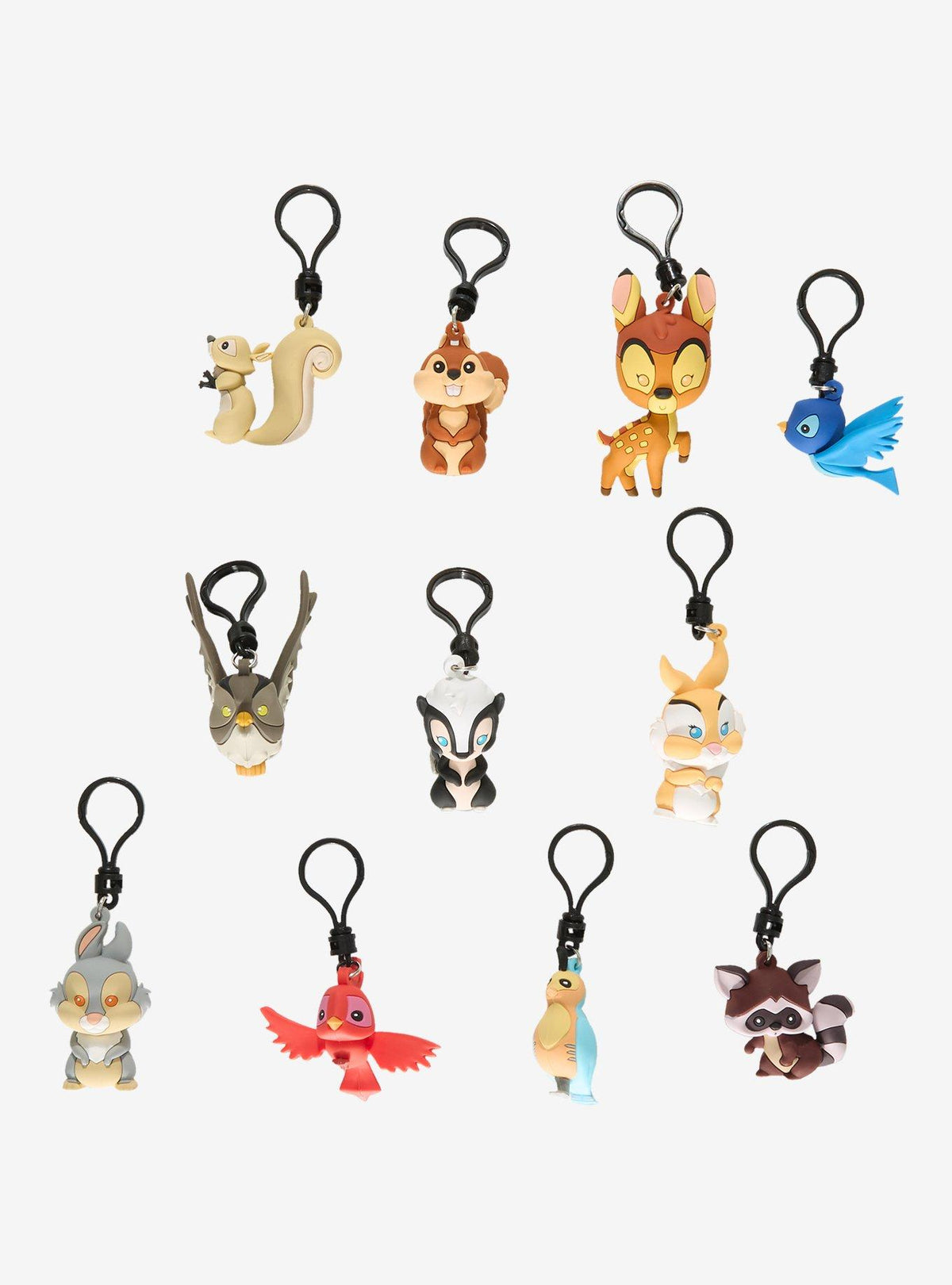 Clip sorpresa para bolso de criaturas del bosque Disney