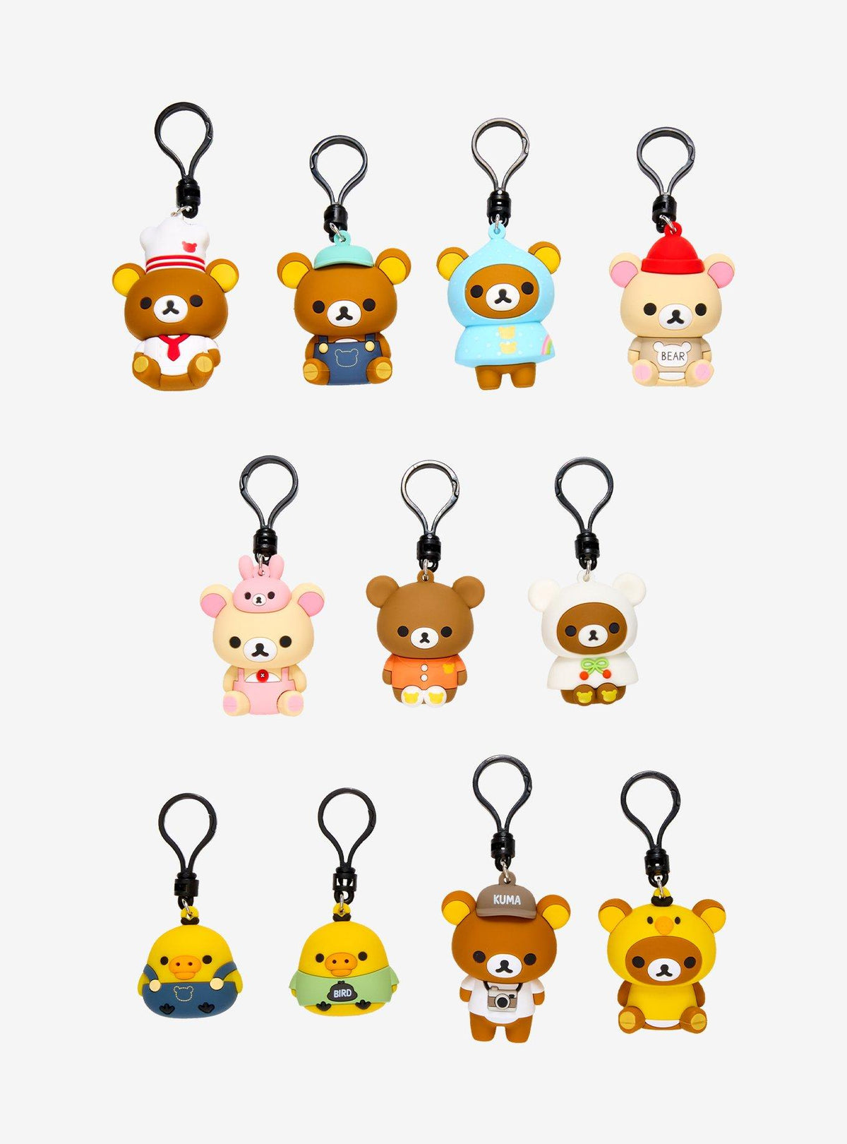 Rilakkuma: clip sorpresa para bolso Serie 1