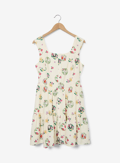 Studio Ghibli Spirited Away: vestido de tirantes floral